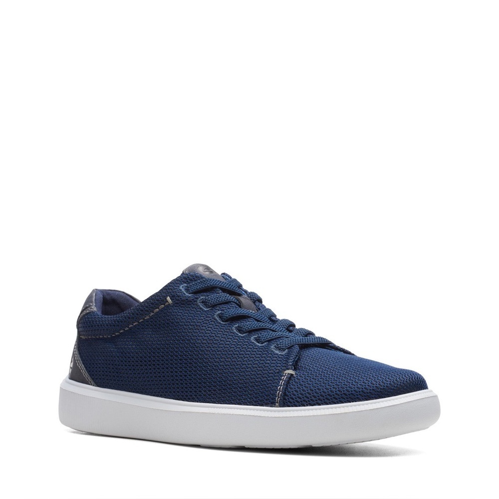 Clarks Men's Cambro Low lightweight Sneakers in Navy